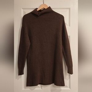 Aritzia Brown Knit Sweater Dress